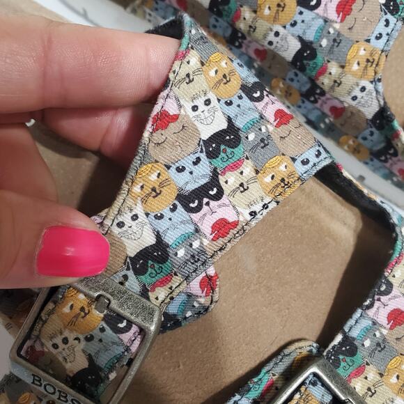 Bobs from Skechers Bohemian Cat Frat Party Platform Slip On Sandals Size 10 - Picture 8 of 10